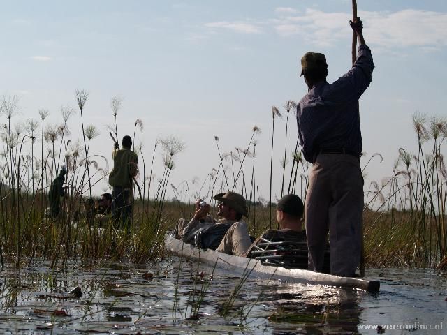 Varen door de Okavango Delta