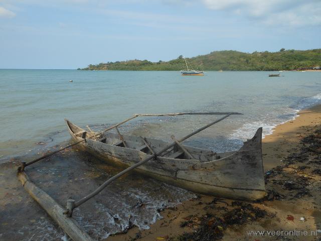 Een traditionele vissersboot